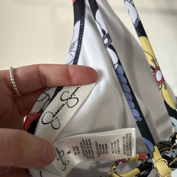 Jessica Simpson One Piece Floral Swimsuit - Picture 5 of 5